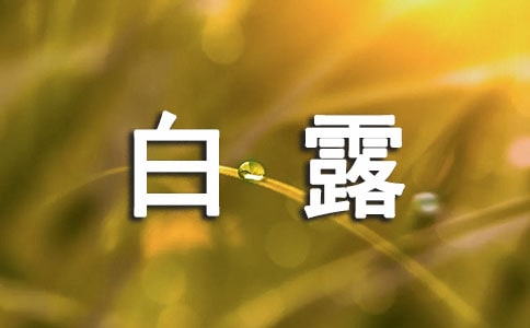 二十四节气白露古诗