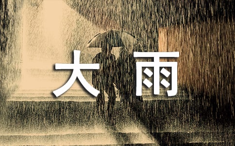 下大雨日记